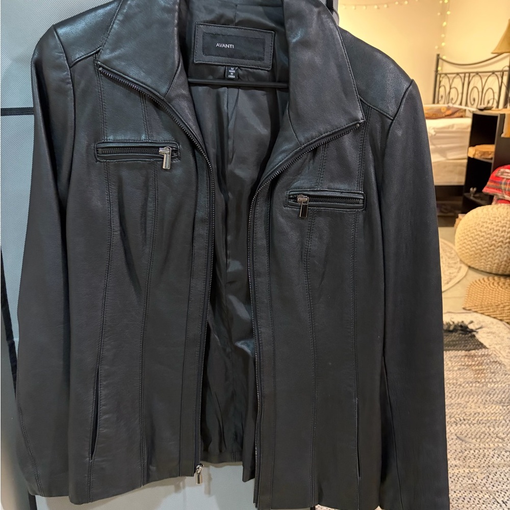 Avanti Dark Leather Jacket